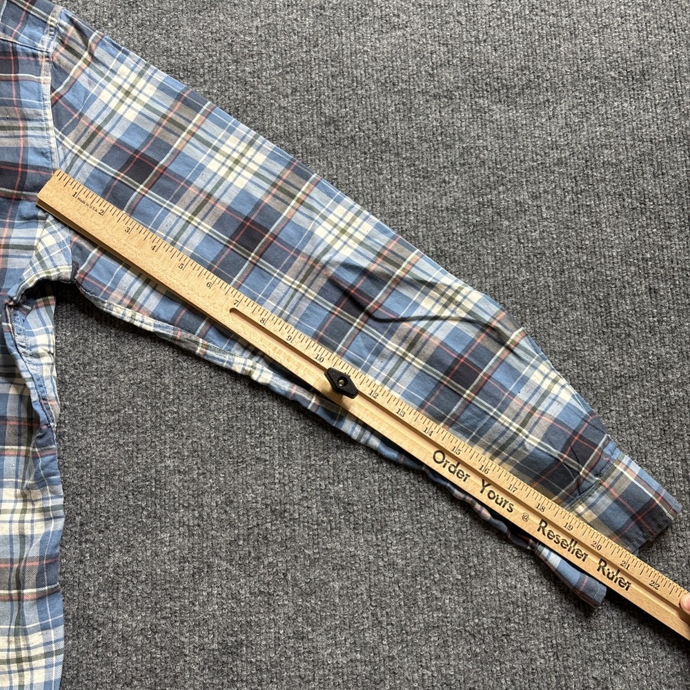 Frank & Eileen Barry Plaid Flannel Shirt Women's Large Cotton Button Long Sleeve - Picture 6 of 15